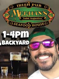 Right beer, wrong glass. Meehan's Irish Pub, St. Augustine, Florida