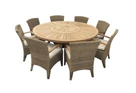 Maybe you would like to learn more about one of these? Solomon 1 8m Round Outdoor Teak Timber Dining Table With Kai Wicker Ch