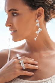 Two-Tone Spikethorn Statement Earrings