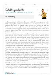 Viele übungsblätter stehen kostenlos zum download bereit. Detektivgeschichten Materialguru