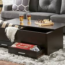 Along with the stylishness that a coffee table can bring, they can also be very functional pieces that can be used for some extra storage. Storage Centre Table Groupon