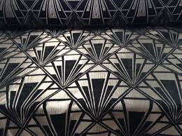 Black And Gold Art Deco Curtains Gatsby Art Deco Chenille Velvet Fibre Art Deco Fabric Upholstery Fabric Art Deco