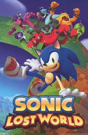Sonic The Hedgehog Lost World Video Game Poster 22x34 Sonic Sonic The Hedgehog Video Game Posters