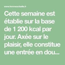 Les Menus Et Les Recettes De La Semaine 1 Recette Semaine Regime 1200 Calories Menu Minceur Semaine