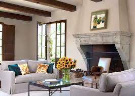 Refresh Your Home With Kelly Moore Paints Moon Shell Interior Paint Seen Here Will Be Small House Remodel French Country Furniture Mediterranean Living Rooms