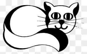 Cat drawing animal cartoon pet tiger kitty kitten. Gambar Kucing Hitam Putih Free Transparent Png Clipart Images Download