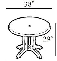 Find the perfect patio furniture & backyard decor at hayneedle, where you can buy online while you explore our designs and curated looks for tips, ideas & inspiration to help you along. Garden Patio Garden Table Patio Dining Desk Outdoor Plastic Camping Table With Parasol Hole Vivanextgen Com