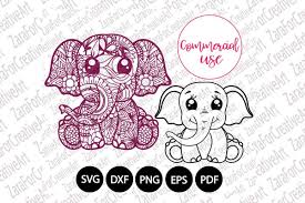Download Cute Elephant Mandala Svg Cute Elephant Mandala Svg Mandala