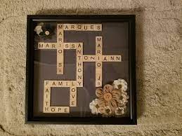 Family Name Crossword Frame Great Gift Idea For Someone Crossword Gift Diy Gifts Gifts
