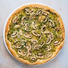 Tarte Fine Aux Poireaux Et Champignons La Cerise Sur Le Maillot Recette En 2020 Tarte Aux Poireaux Poireaux Tarte Fine
