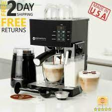 This is what makes it such a great choice for both domestic and commercial use. Coffee Maker With Built In Milk Steam Frother Grinder For Easy Quick Use New 313046970931 Ebay