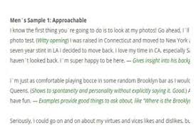 Secretly you hope to finally meet the one…only to click through your messages disappointed again and again as only the wrong kind of 1 what to write about yourself on a dating site. Top 5 Online Dating Profile Examples For Women Men