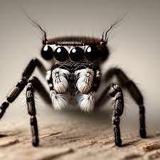 Araignée sauteuse super mignonne · Creative Fabrica