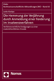 Forderungen aus einer betriebskostenabrechnung verjähren innerhalb von drei jahren (§ 195 bgb). Die Hemmung Der Verjahrung Durch Anmeldung Einer Von Levke Kiesbye Isbn 978 3 8329 7141 0 Fachbuch Online Kaufen Lehmanns De