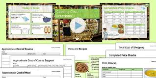 But she's also worked on major projects, where the entire kitchen is gutted, reorganized, upgraded, and sometimes even moved to a new room—and those can cost between $80,000 and $120,000. Cooking Cost Fractions