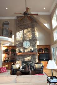 Glowacki Custom Home Home Project From Wac Contracting Inc Porch Great Rooms Home Fireplace High Ceiling Living Room