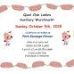 Quail Club Ladies Auxiliary Wurstmarkt