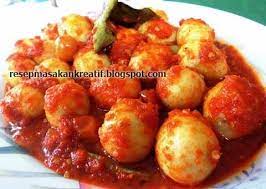 Resep Sambal Goreng Telur Puyuh Balado Merah Resep Masakan Resep Telur Resep Masakan Indonesia