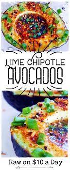 Lime Chipotle Avocados Raw Food Recipe Raw On 10 A Day Or Less Recipe Raw Food Recipes Raw Food Diet Avocado Recipes