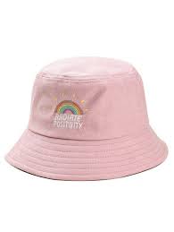 Rainbow Embroidery Corduroy Bucket Hat Accessories Jewelry Gems Product Giftidea Gift Idea For Woman Cute Hats Bucket Hat Fashion Outfits With Hats