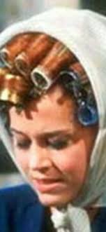 Many mothers and grandmothers wore headscarves outdoors