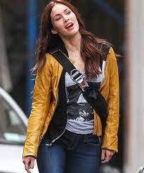 Pin On Megan Fox Leather Jacket