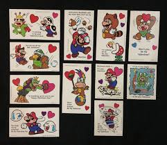 3 is the game boy advance remake of the 1988 nes game super mario bros. Vintage Super Mario Bros 3 Valentines Cards Nonadski Nintendo Supermario Supermariobros Valentinescards Playing Cards Cards