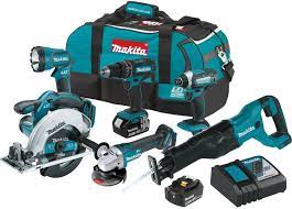 Battery charge level indicator allows. Makita Xt610 18v Lxt Lithium Ion Cordless 6 Piece Combo Kit 3 0ah Amazon Com