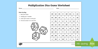 So, ultimately we make it and here these list ofamazing photo for your ideas and information reason regarding the multiplication ks2 worksheets. Multiplication Dice Game Worksheet Teacher Made