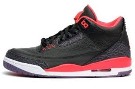Mens Nike Air Jordan Retro 3 Bred Basketball Shoes Black Bright Crimson Purple 136064 005 Size 9 5 Jordan Nike Air Jordan Retro Mens Nike Air Shoes Mens