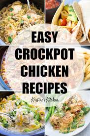 Kitchen 101 highlights easy crock pot and diabetic recipes. Crockpot Chicken Recipes Easy And Healthy Meals