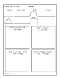 1st Grade Geometry Worksheets For Students Geometry Worksheets Shapes Worksheet Kindergarten Printable Math Worksheets