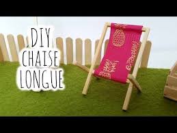Diy Miniature Maison Poupee Transat De Jardin En Bois Youtube Maison De Poupee Barbie Transat Jardin Barbie Diy