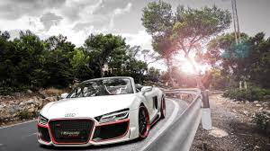 2560x1440 2017 audi r8 v10 plus exclusive edition wallpaper. Wallpaper Sunlight Trees Road Clouds Sports Car White Cars Audi R8 Coupe Audi R8 Spyder Wheel Supercar Land Vehicle Automotive Design Automobile Make Luxury Vehicle 2560x1440 Draggeris 251527 Hd Wallpapers Wallhere