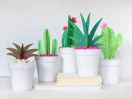 Freepik editorbeta free online template editor. Modern 3 D Paper Cactus Craft Fun365