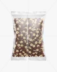 Download Frosted Bag With Duo Stars Cereal Mockup In Bag Sack Mockups On Yellow Images Object Mockups PSD Mockup Templates