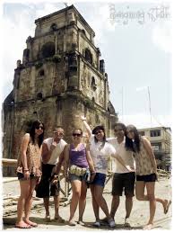 sinking bell tower (laoag city, ilocos
