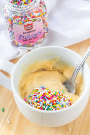 Glad it told to add sprinkles because it makes it so much better. Vanilla Mug Cake Moist Flavorful Cake That S Ready In Minutes