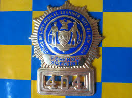 Forensic Scientist Office Of Chief Medical Examiner City Of New York Forensic Scientist Forensics Badge