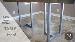 The trapezoid shape of the product has a unique look that can transform a space completely. Easy Modern Non Metal Table Legs Field Treasure Designs