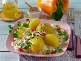 Pellkartoffeln Mit Paprikaquark Und Leinol Rezept Pellkartoffeln Pellkartoffeln Mit Rezepte