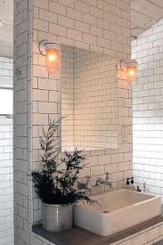 Subway tile backsplash with dark grout! White Tile With Dark Grout Home Bathroom Inspiration Beautiful Bathrooms