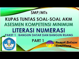 Soal Akm Smp Literasi Numerasi Matematika Youtube