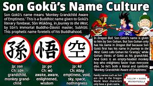 Each character's name, particularly their original japanese name, is a pun on regular words, often the names of various foods. Derek Padula On Twitter Learn About The Culture Origin And Depth Of Son Goku S Name By Reading Dragon Ball Culture Volume 2 It Includes A 70 Page Chapter That Reveals The Complete
