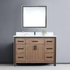 Shop allmodern for modern and contemporary 48 inch bathroom vanities to match your style and budget. Lexora Ziva 48 Bath Vanity Color Rustic Barnwood Cultured Marble Top