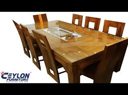 Beautiful dining room chairs especially for this price point i was extremely surprised!!!!! Dining Suites Furniture Sri Lankan Modern Teak Wood Teak Dining Tables And Chairs Ceylon Furniture Youtube Latest Dining Table Dining Table Dining Suites