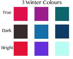 3 Beauty Colours For 12 Seasons V2 0 12 Blueprints Winter Colors Deep Winter Colors Bright Winter