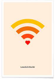 Love is in the air: Love Is In The Air Poster Juniqe