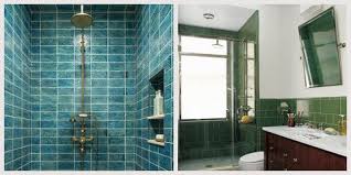 In addition to creating visual interest and dimension, installing subway tile in certain patterns, like herringbone and chevron, is a design idea that can actually make a small bathroom feel more spacious since it keeps the eye moving. 24 Creative Blue And Green Tiled Bathrooms Best Tiled Bathroom Ideas