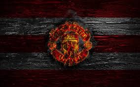 Voir plus d'idées sur le thème manchester united, manchester, angleterre. Download Wallpapers Manchester United Fc Fire Logo Premier League Red And White Lines The Red Devils Man United English Football Club Grunge Football Soccer Logo Manchester United Wooden Texture England For Desktop